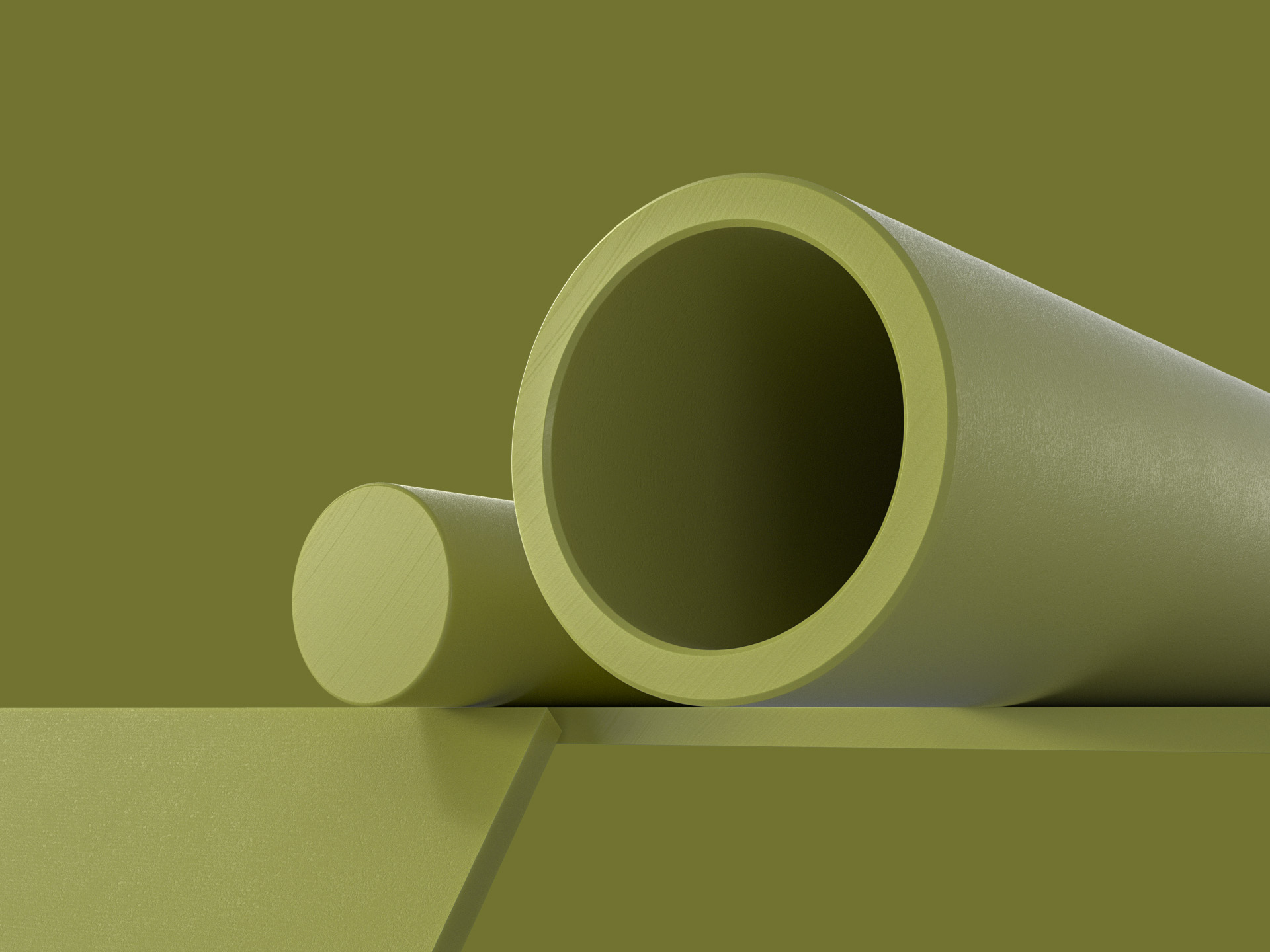 TIVAR® Ceram P UHMW-PE plastic stock shapes